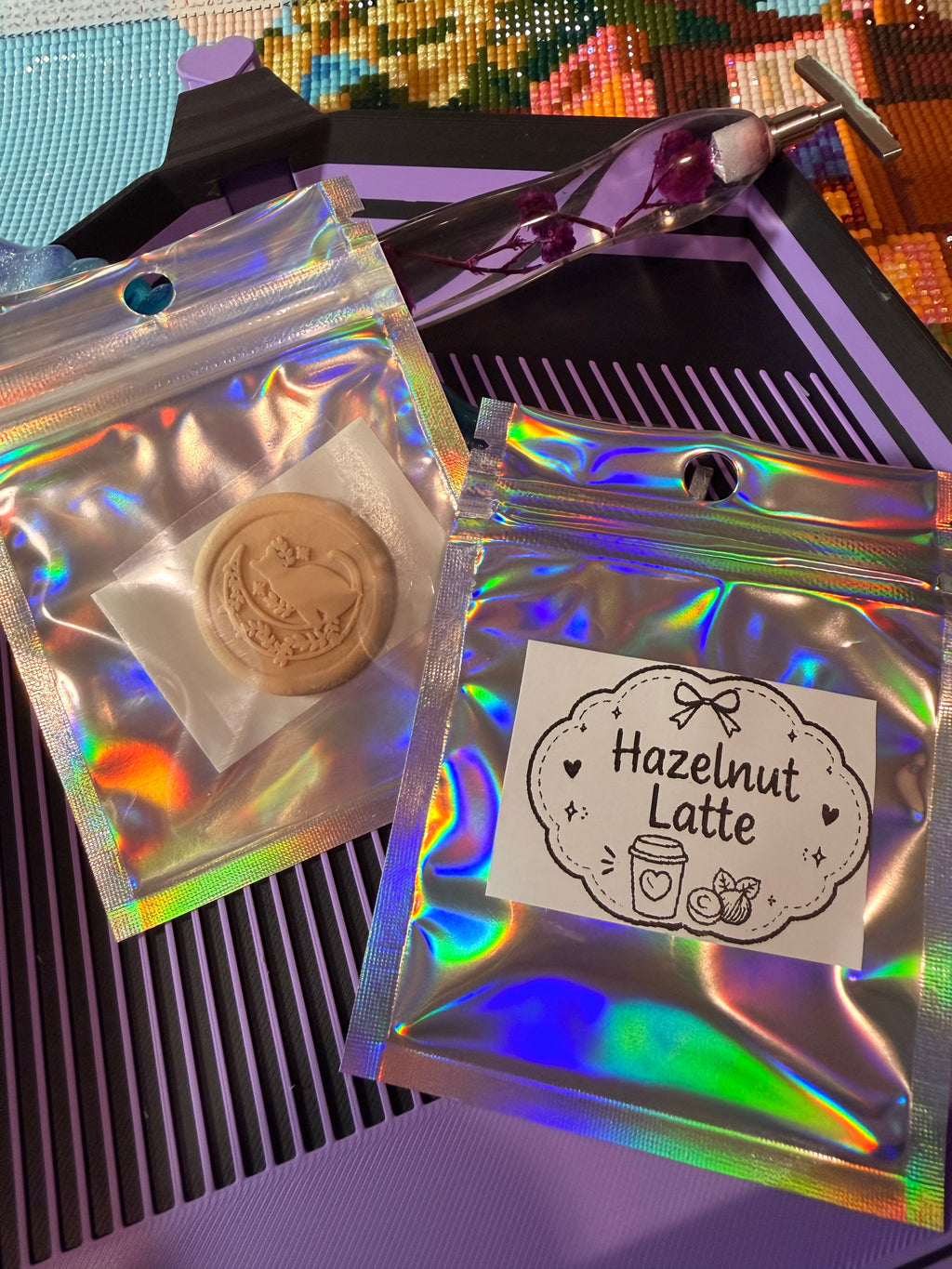 Hazelnut Latte Sample